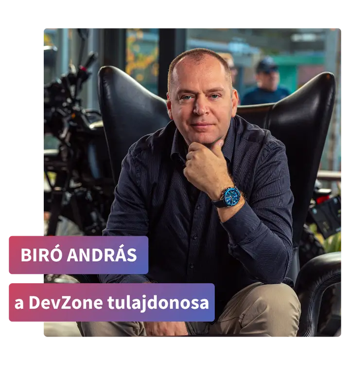 Biro András DevZone tulajdonosa